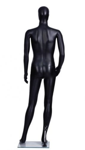 Male full body mannequin with movable head black new for sale