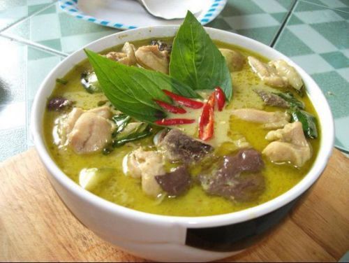 Thai Food  Green Curry Chicken Meal Cuisine Recipe DIY Delicious  NO.D