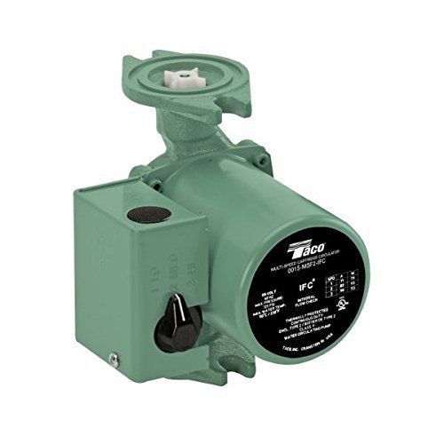 Taco 0015-msf2-ifc 3-speed cast iron circulator with ifc - 1/20hp for sale