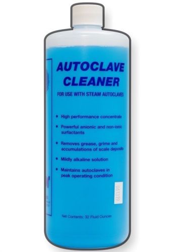 NEW! AUTOCLAVE CLEANER 1 QT. Sterilizer grease, grime, particles dental tattoo