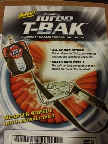 MIller Turbo T-BAK Turbolite Tie-Back Personal Fall LImiter