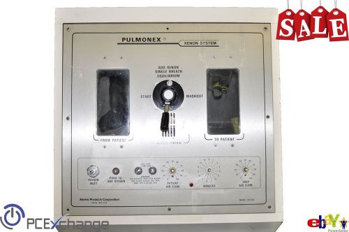 Atomic products pulmonex xenon system model 130-502 parts for sale