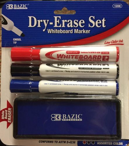 Dry-Erase Set Whiteboard Marker and Eraser Brand New