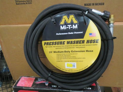 Mi-T-M Pressure Washer Hose 23 Ft. Medium Duty