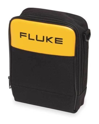 FLUKE C115/WWG Soft Carrying Case, 2 In. H, 9 InD, Blk/Ylw