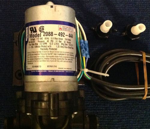 Shurflo 115V 3.3 GPM RV Trailer Water Pressure Pump 2088-492-444 Works Excellent