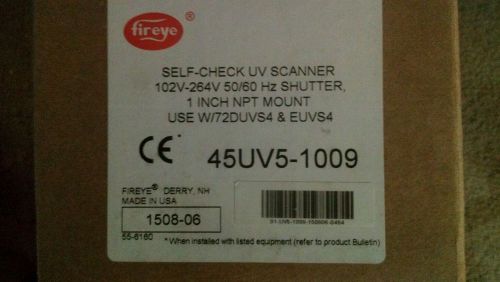New!! fireye 45uv5-1009 uv scanner for sale