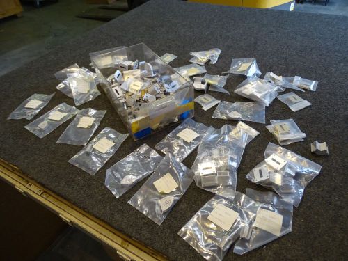 Lot of 200+ Aluminum RF Waveguide Microwave Flanges, 90* , Couplers,
