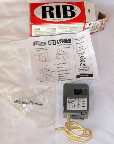 Rib ribxgf split core fixed current sensor, 0.35-150 amp, wire leads for sale