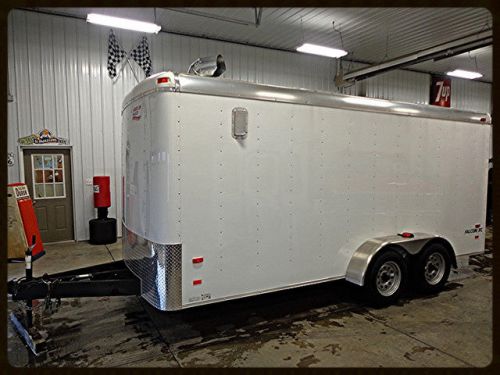 2014 american hauler 7x16 trailer hot water gas power washer tank wms 7000 gvwr for sale