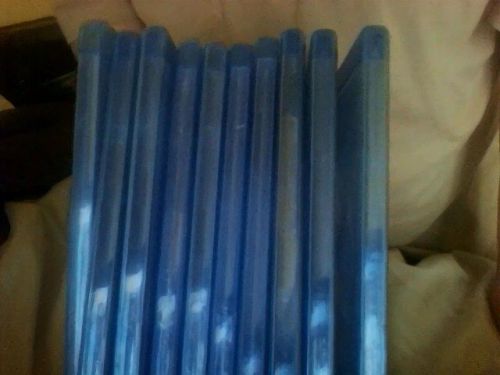 10 -- Blu Ray DOUBLE DISC Empty  Case with Logo GENERIC