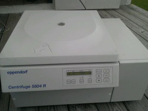 Eppendorf 5804 r refrigerated centrifuge  powers up spins cold freight pick up for sale