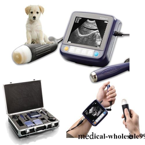 Mini Vet WristScan Ultrasound Scanner/Diagnostic Machine Animal Probe+Case Set