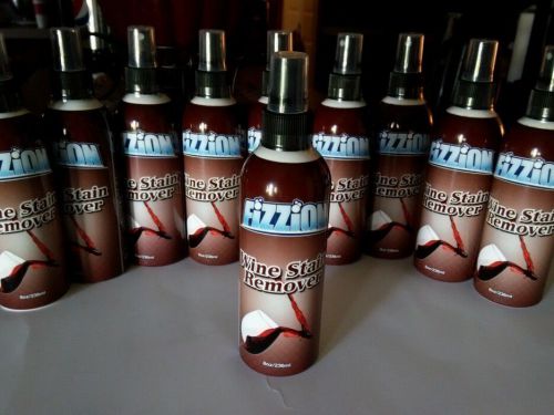 10 bottles - Fizzion Wine Stain Remover oxidizing cleaning Lot resale wholesale