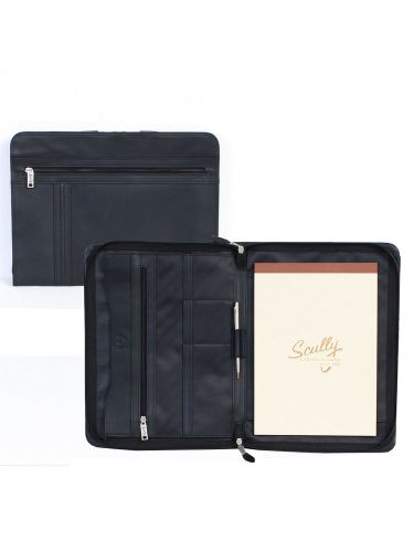 Scully Accessories Black Soft Plonge Leather Document Holder