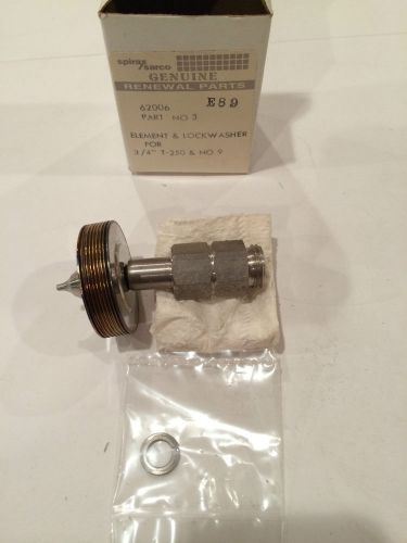 Spirax Sarco 62006 Element with Lockwasher for 3/4&#034; T-250 No 9 Series NEW IN BOX