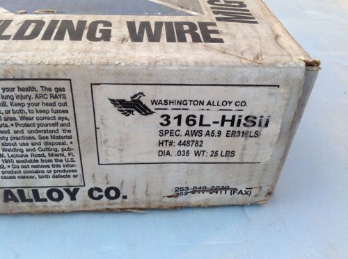 316L Mig Wire .035 316L-HiSil 25lbs.