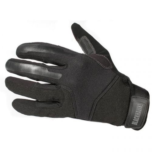 Blackhawk! 8152XLBK Black CRG1 Cut Resistant Patrol Gloves w/ Kevlar - X Large
