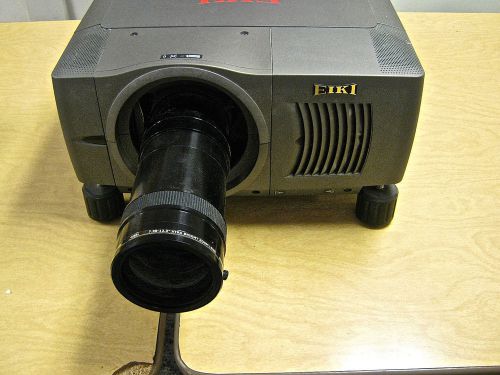 EIKI LC-X5 Powerhouse Projector with Navitar Bright Zoom 7.38&#034;x12.3&#034; Lens