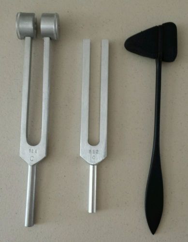 Tuning forks (512 &amp; 128) &amp; Reflex hammer Kit