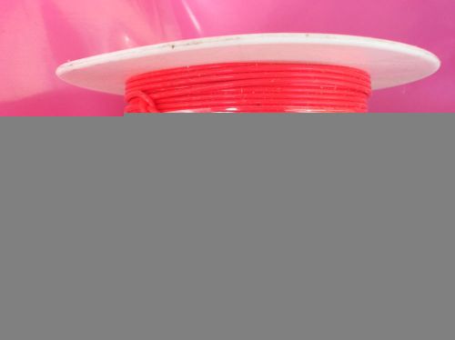 Silver Plated Copper PTFE Strand Wire Cable 28AWG 0,25MM  Red HQ 10 meters
