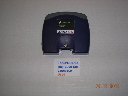 JDSU/Acterna HST-3000 SIM CUADSLR, used and untested, no accessories, warranty