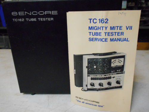 Vintage Sencore TC162 Mighty Mite VII Tube Tester