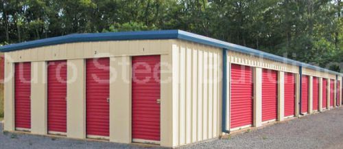 DURO Steel Self Storage 30x150x8.5 Metal Buildings DiRECT Commercial Structures