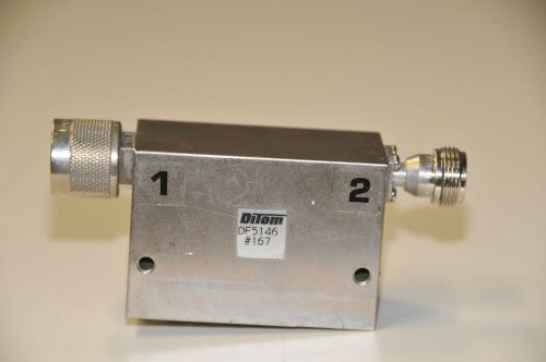 DITOM DF5146 ISOLATOR DOUBLE PASS RF COAXIAL