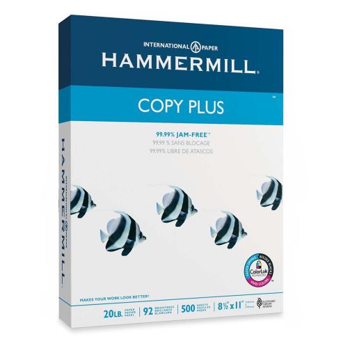 Hammermill Copy Plus Copy &amp; Multipurpose Paper - Letter - 8.50&#034; X 11&#034; - 20 Lb