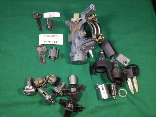 Mixed Lot of Automotive Locksmith Glove Box parts &amp; Ignitions