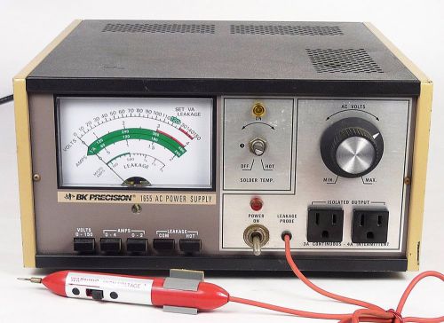 Bk precision model 1655 variable ac power supply w/ leakage probe for sale