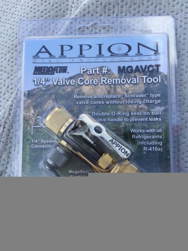 Appion MGAVCT  1/4 &#034; MegaFlow Valve Core Removal Tool