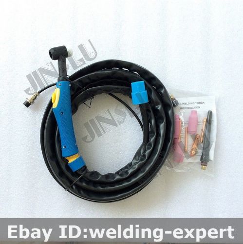 TIG Welding Torch Gas Air Cooled WP-9 WP PTA DB SR 9 Torch Complete 4M 1 Set