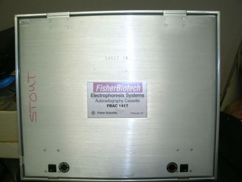 Two Fisher Biotech Electrophoresis Systems Autoradiography Cassettes FBAC 1417