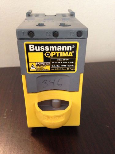 Bussmann Optima Overcurrent Protection Fuse Holder Module, OPM-1038R
