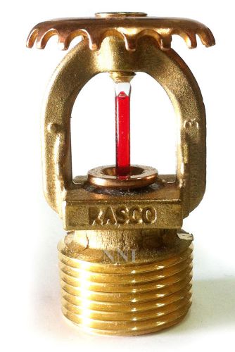155*F 3/4&#034; Quick Response Reliable- Rasco Brass Upright F1FR Fire Sprinkler Head