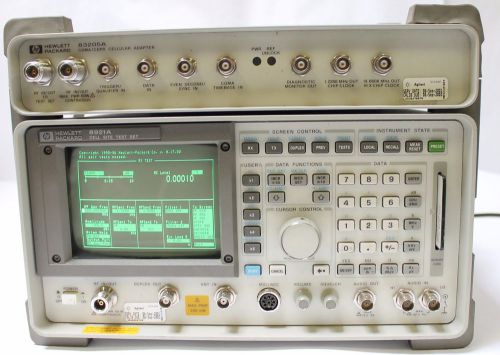 HP Agilent 8921A Communications Cell Site, Spectrum Analyzer with Accessories