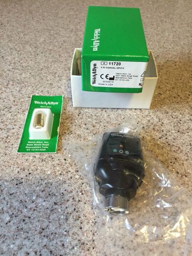 WELCH ALLYN 3.5V COAXIAL OPHTHALMOSCOPE 11720 NEW WITH EXTRA BULB