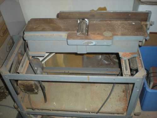 vintage craftsman 4&#034; joiner used with 1/2 hp 120v motor and stand
