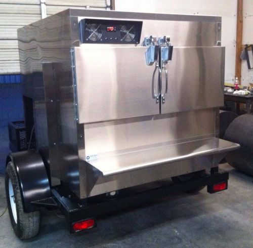 New commercial BBQ Rotisserie Smoker Grill Insulated FREE AUTOMATIC GAS SYSTEM