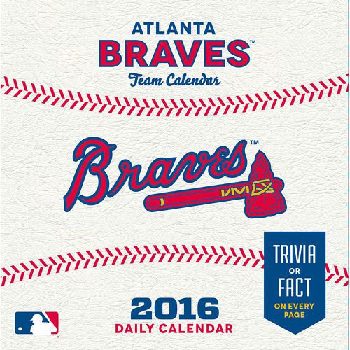 Atlanta Braves 2016 Box Calendar