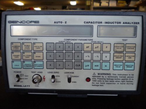 SENCORE LC77 AUTO-Z Capacitor-Inductor Analyzer - USED