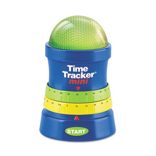 Time tracker mini timer, 3 1/4w x 3 1/4d x 4 3/4h, blue/green/red/yellow for sale