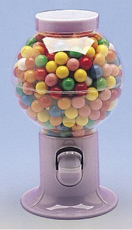 9.5&#034; LAVENDER Gumball, Candy, and Snack Dispenser - 01617-LAV
