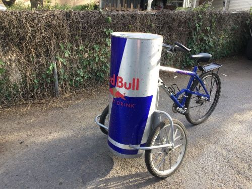 Red Bull  Cooler Three Wheel Bicycle