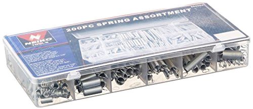 Neiko steel spring shop assortment - 200 springs in 20 sizes/styles for sale