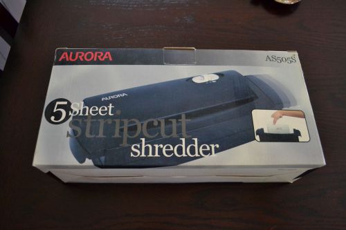 Aurora Stripcut Shredder AS505S NIOB
