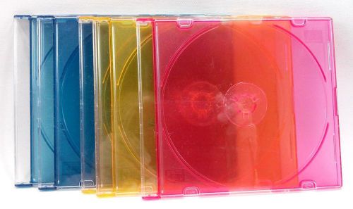 9  Empty - CD/DVD  Slim Case - Standard Jewel Case  - 4 Colors