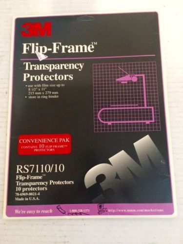3M FLIP-FRAME TRANSPARENCY PROTECTORS RS 7110 / 10